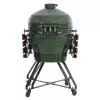 Ceramiczny grill kamado TARGUS TBG24GREEN-02 — 24-calowy zielony piec węglowy