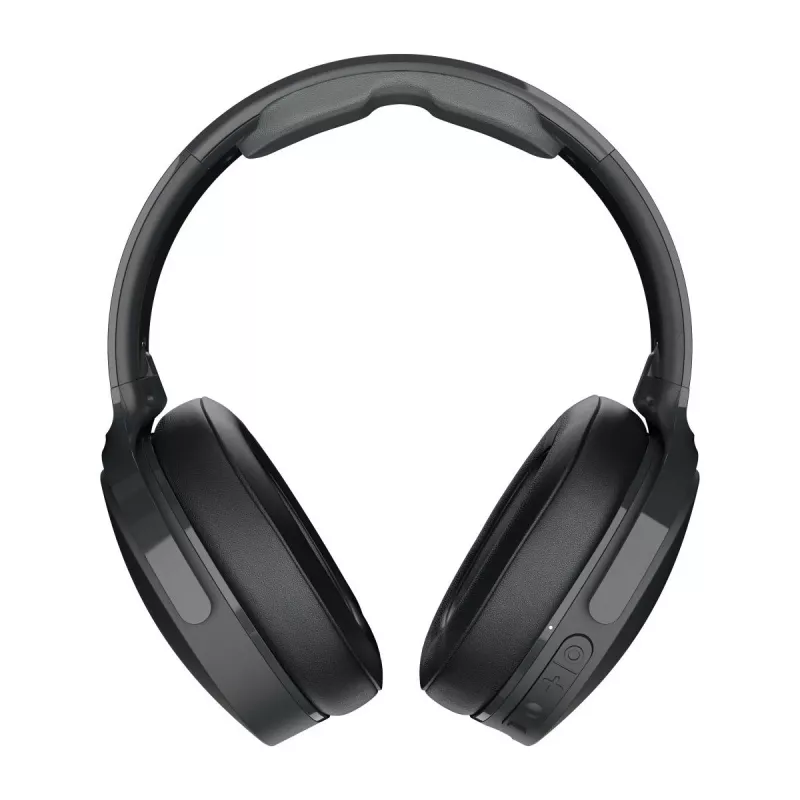 Słuchawki Skullcandy Hesh ANC — nauszne, przewodowe i bezprzewodowe, Bluetooth 5.0, ANC, USB-C, 22 h odtwarzania, 3,5 mm, czarne