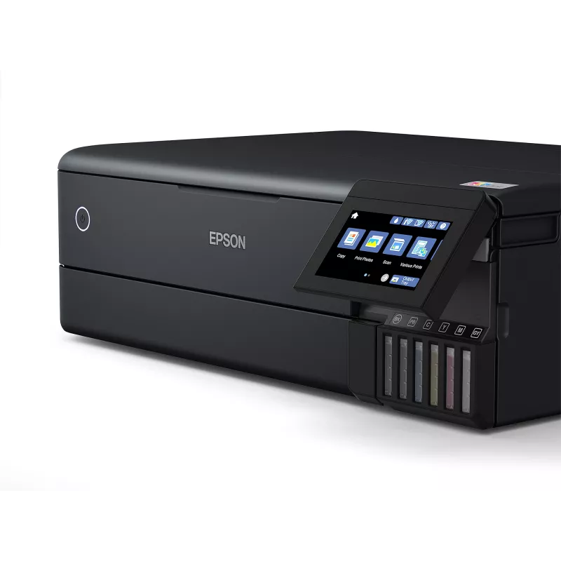Wielofunkcyjna drukarka atramentowa Epson EcoTank L8180 — A3+, Kolor, 5760x1440 DPI, 32 str./min, Dupleks, Wi‑Fi, Ethernet