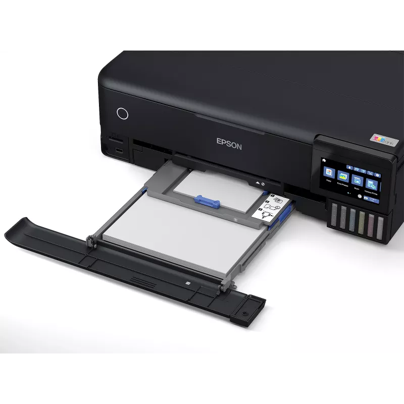 Wielofunkcyjna drukarka atramentowa Epson EcoTank L8180 — A3+, Kolor, 5760x1440 DPI, 32 str./min, Dupleks, Wi‑Fi, Ethernet