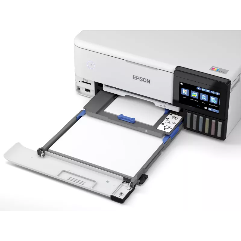 Wielofunkcyjna drukarka atramentowa Epson EcoTank L8160 — Druk kolorowy, 5760x1440 DPI, 32 str./min, A4, Wi‑Fi, Duplex
