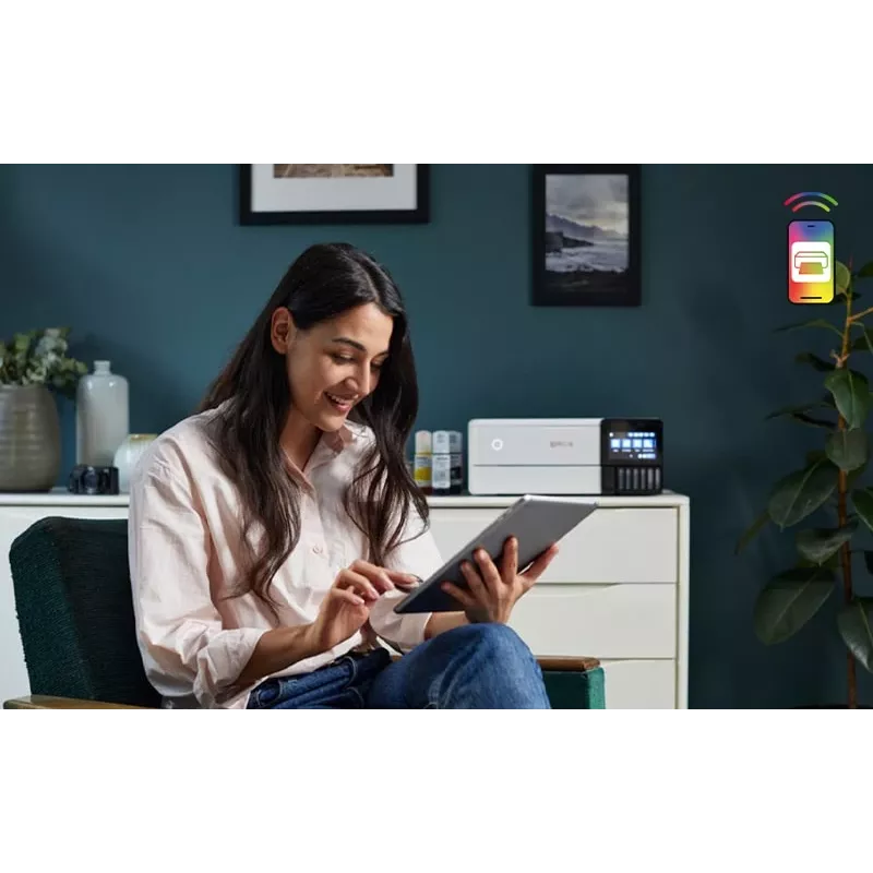 Wielofunkcyjna drukarka atramentowa Epson EcoTank L8160 — Druk kolorowy, 5760x1440 DPI, 32 str./min, A4, Wi‑Fi, Duplex