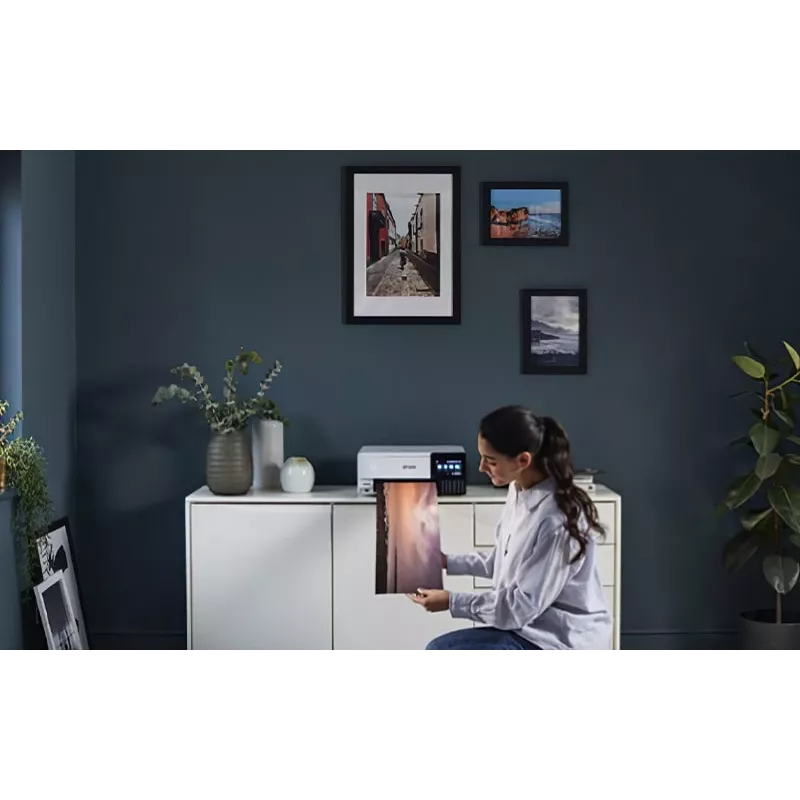 Wielofunkcyjna drukarka atramentowa Epson EcoTank L8160 — Druk kolorowy, 5760x1440 DPI, 32 str./min, A4, Wi‑Fi, Duplex