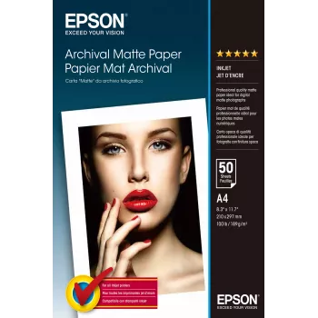 Epson Archiwalny papier matowy - A4 - 50 arkuszy