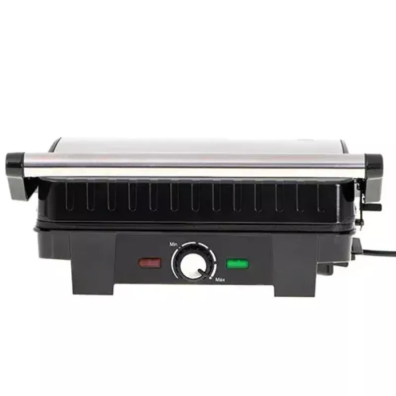 Grill kontaktowy Adler AD 3051 — stal nierdzewna, 2200–2800 W, powierzchnia grilla 1392 cm², regulowana temperatura, płyty nieprzywierające