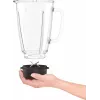 Blender stołowy Tefal BlendForce II BL4388 — 800 W, szklany dzbanek 1,25 l, kruszenie lodu, czarny/szczotkowana stal