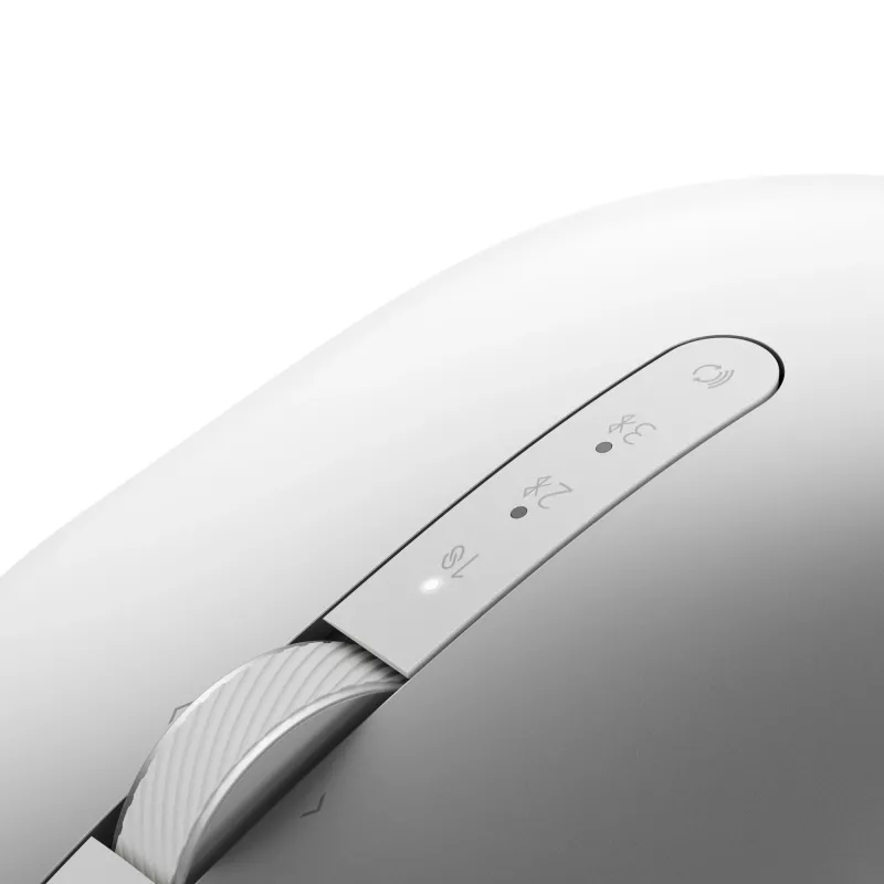 DELL Pro Premium Compact mysz – MS7421W – platynowo-srebrny, symetryczna, optyczna, RF Wireless + Bluetooth, 1600 DPI, Platinum, srebrny (otwarte opakowanie)