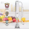 Blender ręczny Adler AD 4625w — blender ręczny, 5 prędkości, turbo, 1500 W, ostrze ze stali nierdzewnej, srebrny/biały