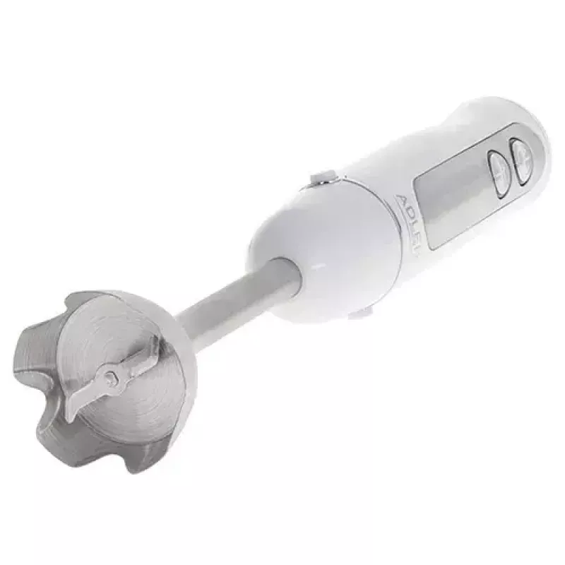 Blender ręczny Adler AD 4625w — blender ręczny, 5 prędkości, turbo, 1500 W, ostrze ze stali nierdzewnej, srebrny/biały