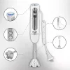 Blender ręczny Adler AD 4625w — blender ręczny, 5 prędkości, turbo, 1500 W, ostrze ze stali nierdzewnej, srebrny/biały