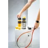 Blender sportowy Adler AD 4081 — przenośny blender osobisty, 800 W mocy maks., kubek 0,57 l, ostrze ze stali nierdzewnej, 2 butelki