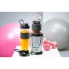 Blender sportowy Adler AD 4081 — przenośny blender osobisty, 800 W mocy maks., kubek 0,57 l, ostrze ze stali nierdzewnej, 2 butelki