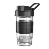 Blender sportowy Adler AD 4081 — przenośny blender osobisty, 800 W mocy maks., kubek 0,57 l, ostrze ze stali nierdzewnej, 2 butelki