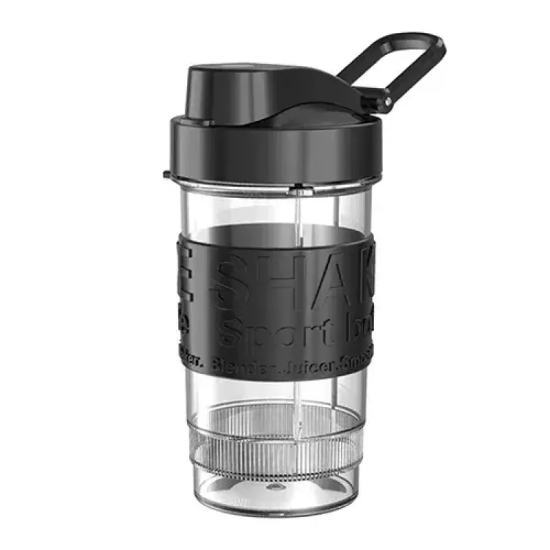 Blender sportowy Adler AD 4081 — przenośny blender osobisty, 800 W mocy maks., kubek 0,57 l, ostrze ze stali nierdzewnej, 2 butelki