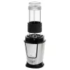 Blender sportowy Adler AD 4081 — przenośny blender osobisty, 800 W mocy maks., kubek 0,57 l, ostrze ze stali nierdzewnej, 2 butelki