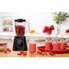 Blender stołowy Tefal BL4208 — 600 W, dzbanek plastikowy 1,25 l, 2 prędkości, kruszenie lodu, czarny