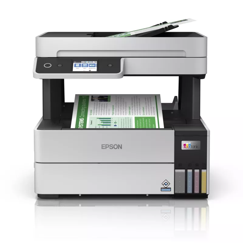 Wielofunkcyjna drukarka Epson EcoTank L6460 — atramentowa kolorowa, 4800x1200 dpi, 37 str./min, A4 duplex, Wi‑Fi, Ethernet
