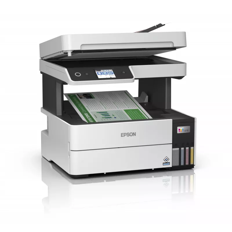 Wielofunkcyjna drukarka Epson EcoTank L6460 — atramentowa kolorowa, 4800x1200 dpi, 37 str./min, A4 duplex, Wi‑Fi, Ethernet