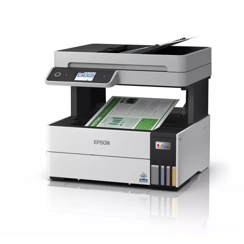 Wielofunkcyjna drukarka Epson EcoTank L6460 — atramentowa kolorowa, 4800x1200 dpi, 37 str./min, A4 duplex, Wi‑Fi, Ethernet