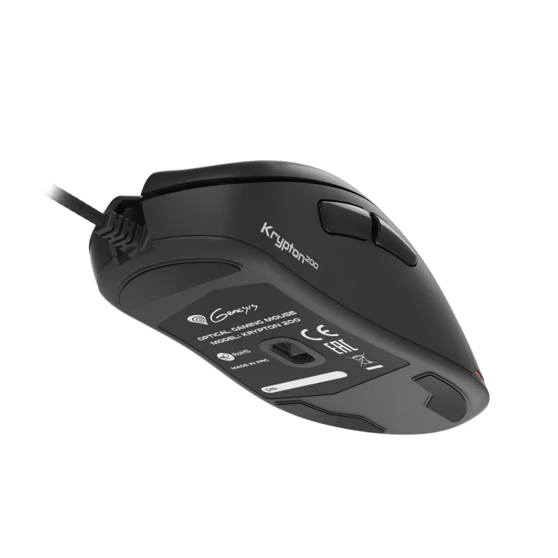 GENESIS Krypton 200 mysz Gamingowa Praworęczny USB Typ-A Optyczna 6400 DPI