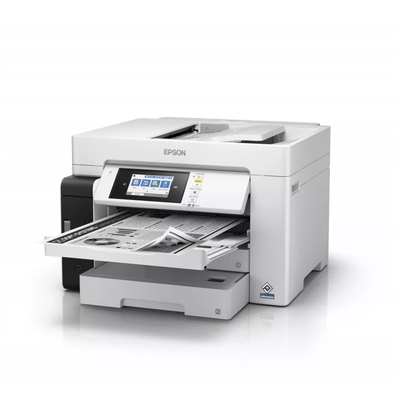 Urządzenie wielofunkcyjne Epson M15180 — monochromatyczny druk atramentowy, 4800x1200 DPI, skanowanie kolorowe 1200x1200, A4, Wi‑Fi, Ethernet, dupleks