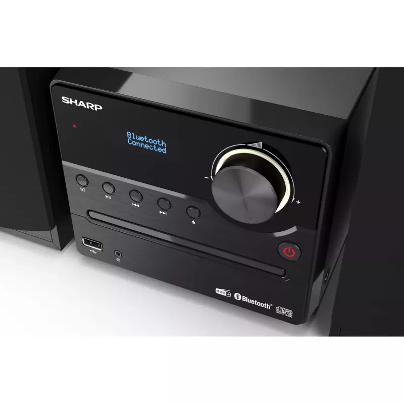 Sharp XL-B517D Mikrosystem audio do domu 45 W Czarny