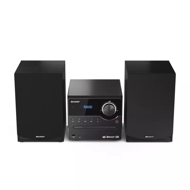 Sharp XL-B517D Mikrosystem audio do domu 45 W Czarny