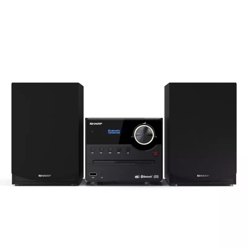 Sharp XL-B517D Mikrosystem audio do domu 45 W Czarny