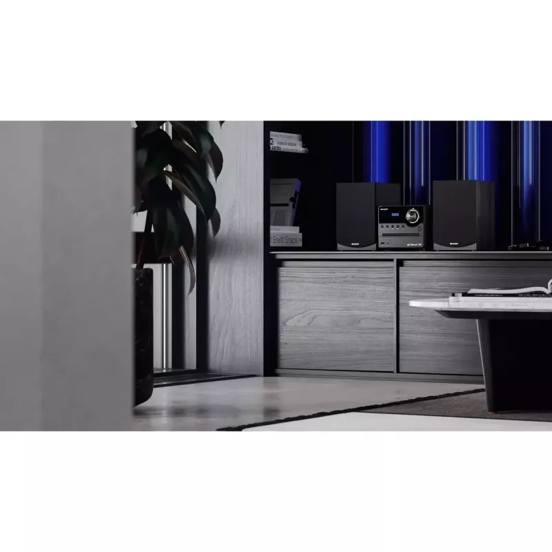 Sharp XL-B517D Mikrosystem audio do domu 45 W Czarny