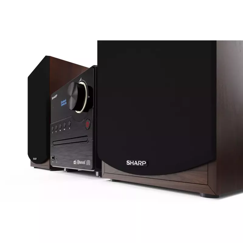 Sharp XL-B517D Mikrosystem audio do domu 45 W Brązowy