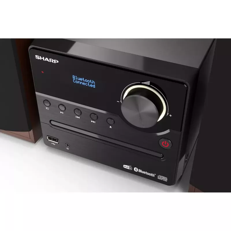 Sharp XL-B517D Mikrosystem audio do domu 45 W Brązowy