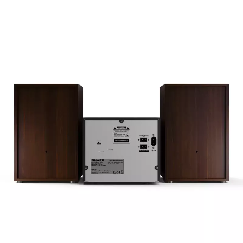 Sharp XL-B517D Mikrosystem audio do domu 45 W Brązowy