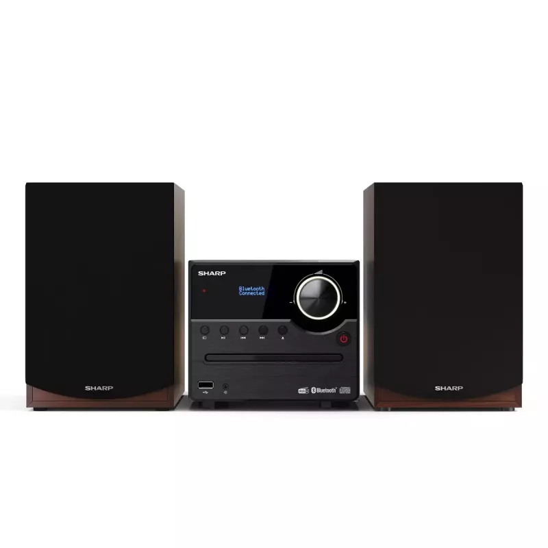 Sharp XL-B517D Mikrosystem audio do domu 45 W Brązowy