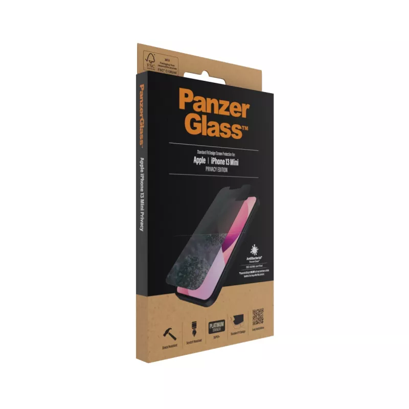 PanzerGlass ® Folia ochronna prywatyzująca iPhone 13 Mini | Standard Fit