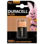 Bateria jednorazowa Duracell 9V Plus 100 alkaliczna, 9 V, 1 szt.