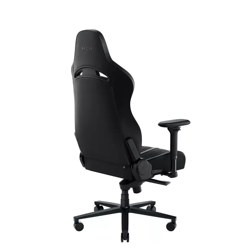 Fotel gamingowy Razer Enki z siedziskiem tapicerowanym, czarny, 136 kg, 670x680x1380 mm