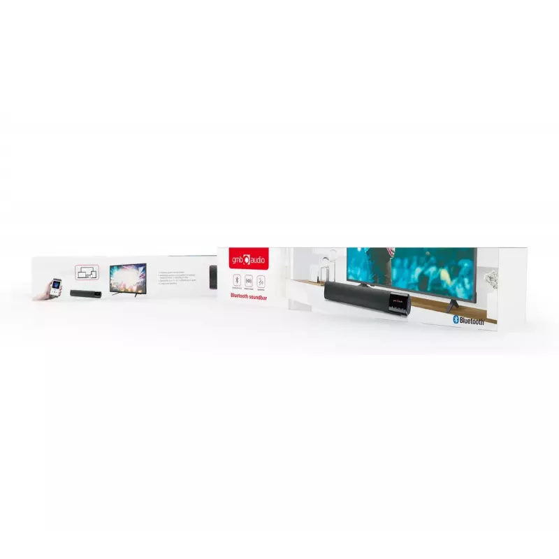 Przenośny głośnik stereo Gembird SPK-BT-BAR400-01