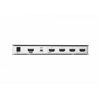 ATEN 4-Port True 4K at 60Hz (4:4:4), Rozdzielacz HDMI, HDMI, 4x HDMI, 4096 x 2160 pikseli, Czarny, Metal, 4K Ultra HD