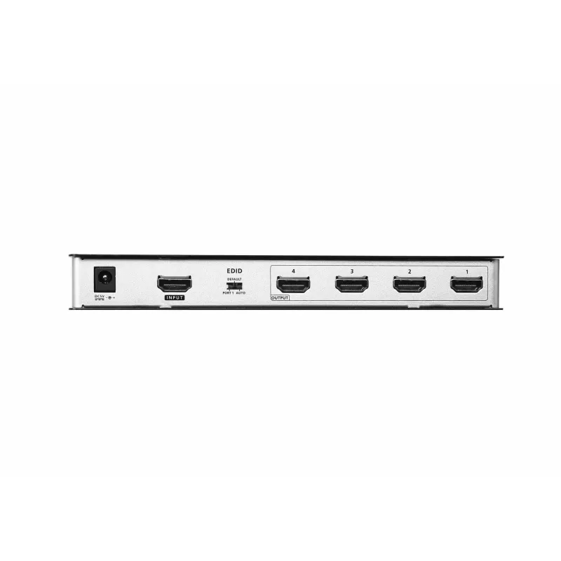 ATEN 4-Port True 4K at 60Hz (4:4:4), Rozdzielacz HDMI, HDMI, 4x HDMI, 4096 x 2160 pikseli, Czarny, Metal, 4K Ultra HD