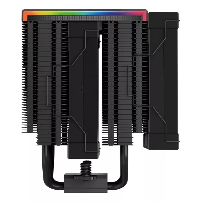 Chłodzenie powietrzne DeepCool AK620 12 cm, podwójne wentylatory 120 mm, 6 rurek cieplnych, TDP 260 W, PWM, FDB, wysokość 160 mm, czarne