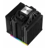 Chłodzenie powietrzne DeepCool AK620 12 cm, podwójne wentylatory 120 mm, 6 rurek cieplnych, TDP 260 W, PWM, FDB, wysokość 160 mm, czarne