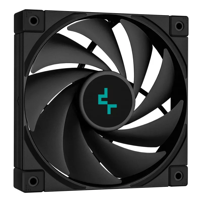 Chłodzenie powietrzne DeepCool AK620 12 cm, podwójne wentylatory 120 mm, 6 rurek cieplnych, TDP 260 W, PWM, FDB, wysokość 160 mm, czarne