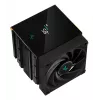 Chłodzenie powietrzne DeepCool AK620 12 cm, podwójne wentylatory 120 mm, 6 rurek cieplnych, TDP 260 W, PWM, FDB, wysokość 160 mm, czarne