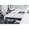 DIGITUS Biurko elektryczne z regulacją wysokości 120x60x12cm z USB białe