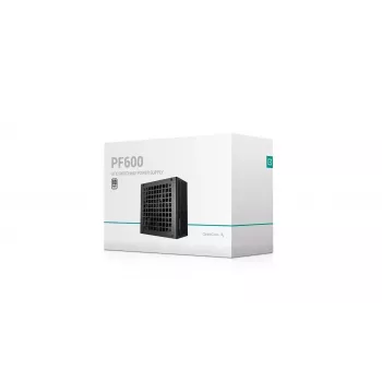 Zasilacz DeepCool PF600 600 W, ATX 2.4, 80 PLUS, 48 A na +12V, wentylator 120 mm, niemodularny