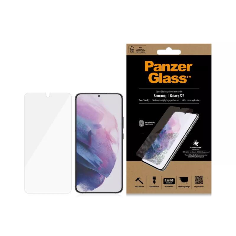PanzerGlass ® UltraForce1 Samsung Galaxy S22 5G | Ochrona ekranu