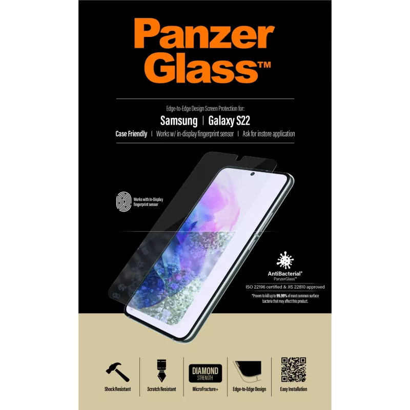 PanzerGlass ® UltraForce1 Samsung Galaxy S22 5G | Ochrona ekranu