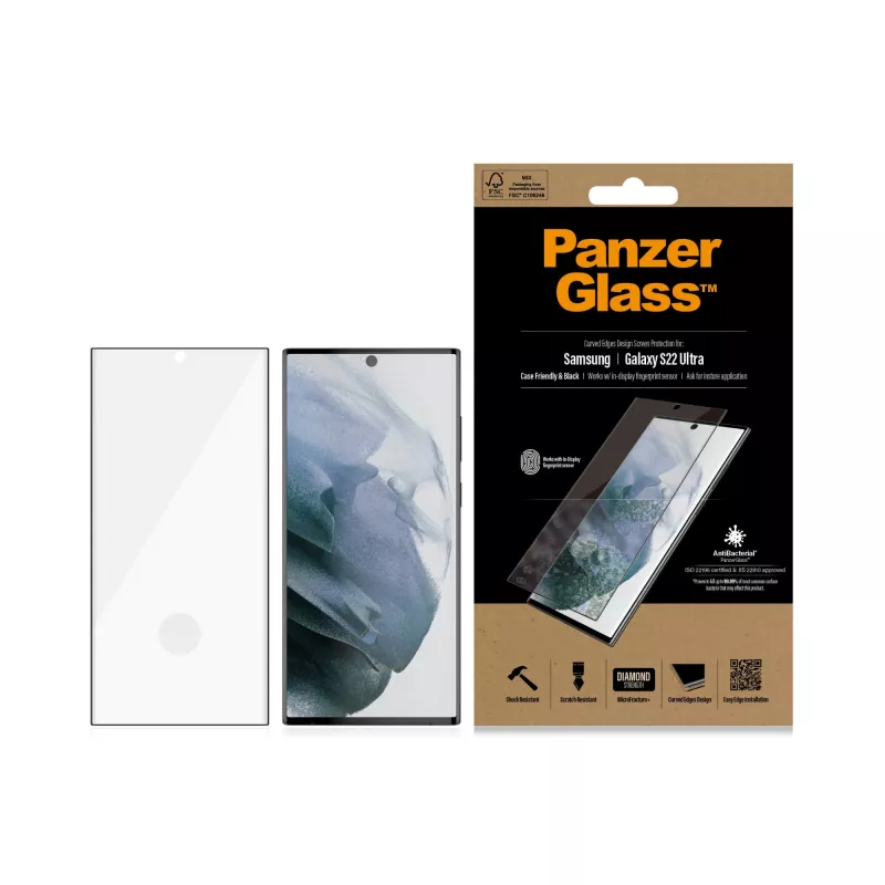 PanzerGlass ® UltraForce1 Samsung Galaxy S22 Ultra 5G | Szkło ochronne