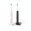 Philips Sonicare 3100 series 3100 series HX3675/15 2-pak soniczne szczoteczki elektryczne - czarno-różowe