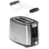 Adler AD 3214 toster, 2 otwory, stal nierdzewna, 750 W